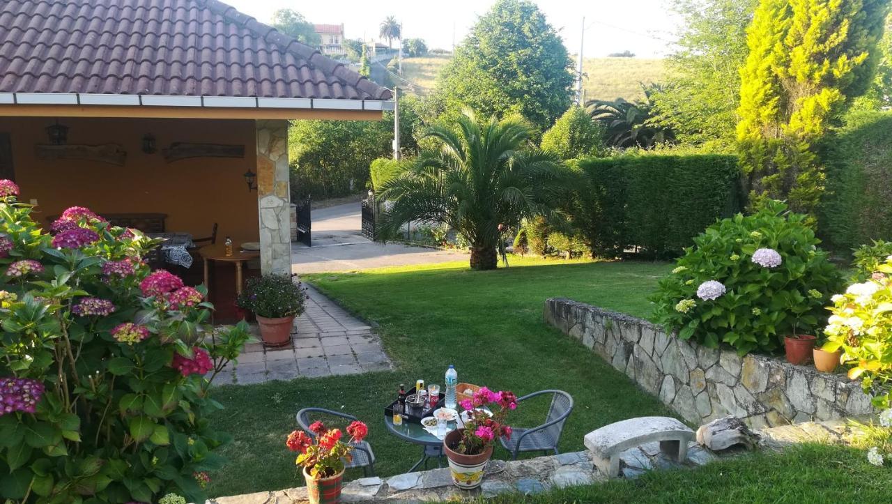 Piscina Climatizada - Todo El Ano- Playa De La Nora-Chimenea- Barbacoa Villa Quintueles Eksteriør bilde