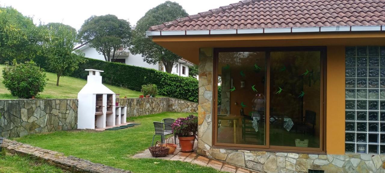 Piscina Climatizada - Todo El Ano- Playa De La Nora-Chimenea- Barbacoa Villa Quintueles Eksteriør bilde